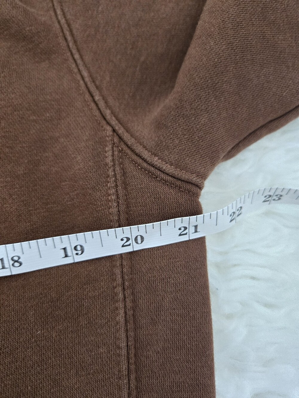 Nike Club Fleece Hoodie Swoosh Embroidered Logo. Brown. Size Small. - Picture 5 of 8